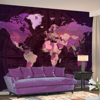 VLIESTAPETE Lila 100/70 cm - Pink/Lila, Textil (100/1cm) - KUNSTLOFT