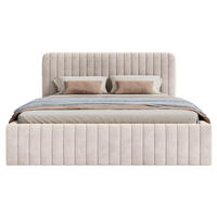 POLSTERBETT Saliano Grau-Beige 180x200 cm - Taupe, Kunststoff/Textil (180/200cm) - Selsey