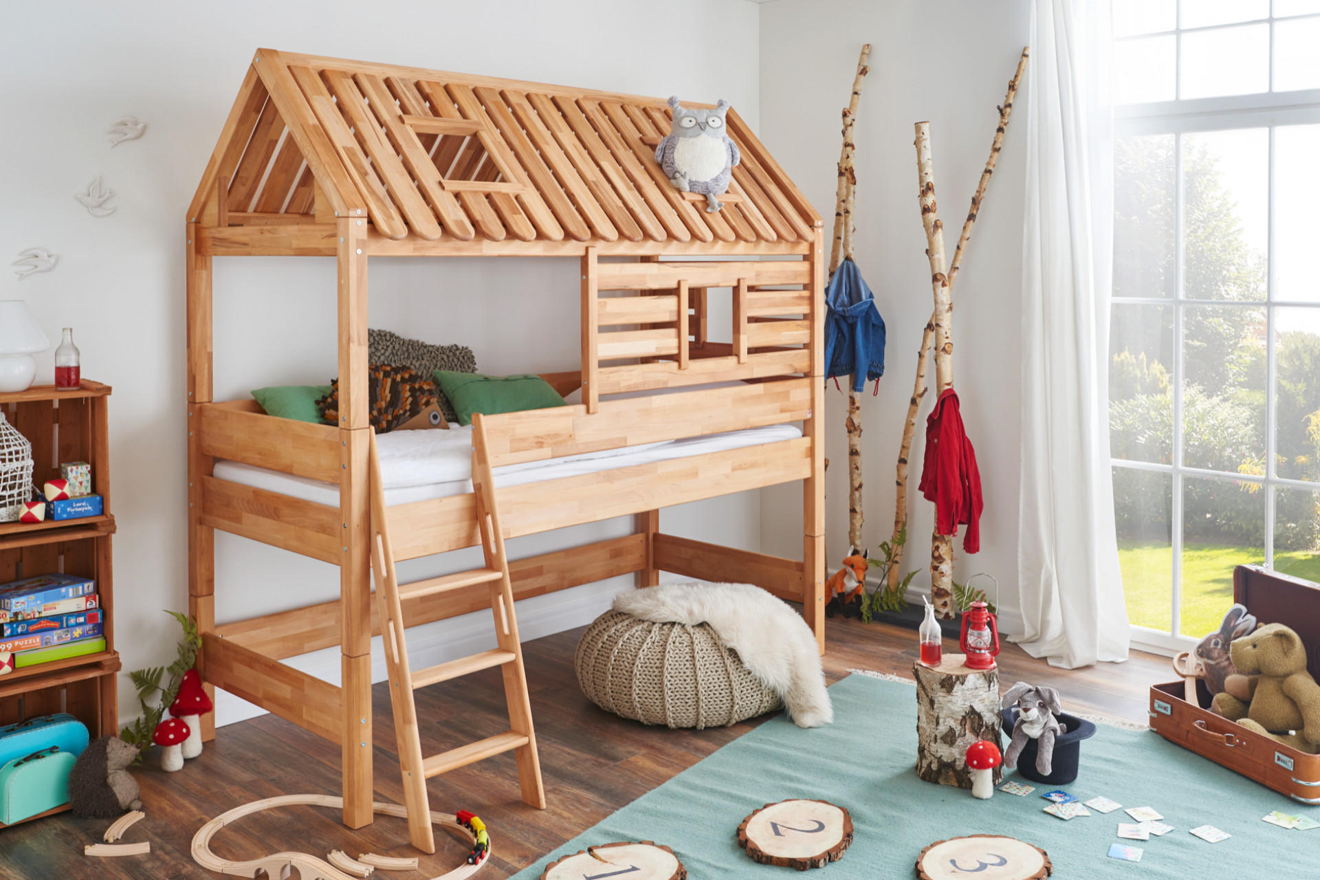 Spielbett in Holz