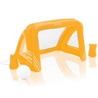 WASSERPOLO SET Polos Pool - Orange, Kunststoff (140/81/89cm)