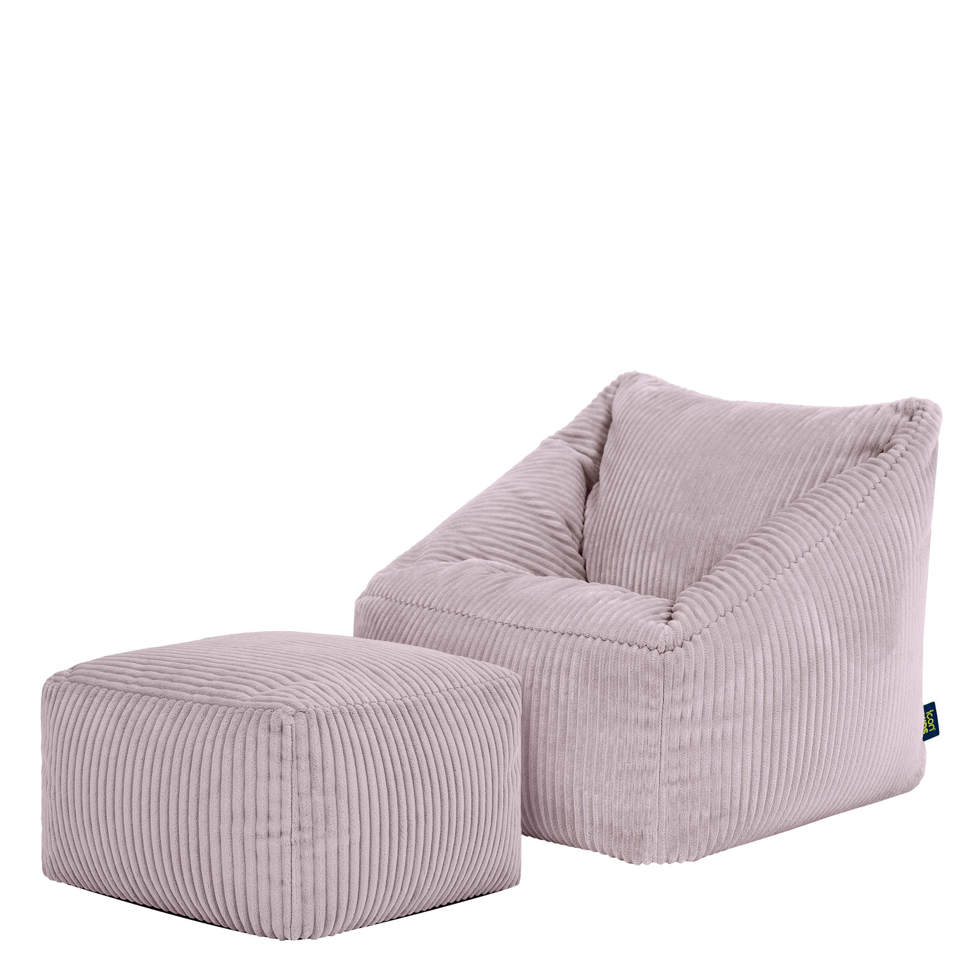 KINDERSITZSACK mit Hocker Natalia - Flieder, Textil (55/44/55cm) - icon