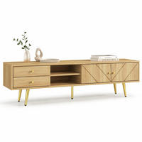 TV-BOARD mit 2 Schubladen 160 cm Holzoptik - Braun, Holzwerkstoff (36/42/160cm) - Beauniv