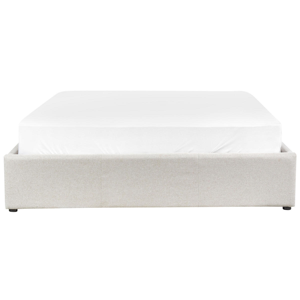 POLSTERBETT 140/200 cm Beige Dinan - Beige, Textil (140/200cm) - Beliani