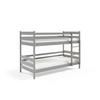 ETAGENBETT SIMBA 80x160 cm Hellgrau - Hellgrau, Holz (80/160cm) - MASSENO