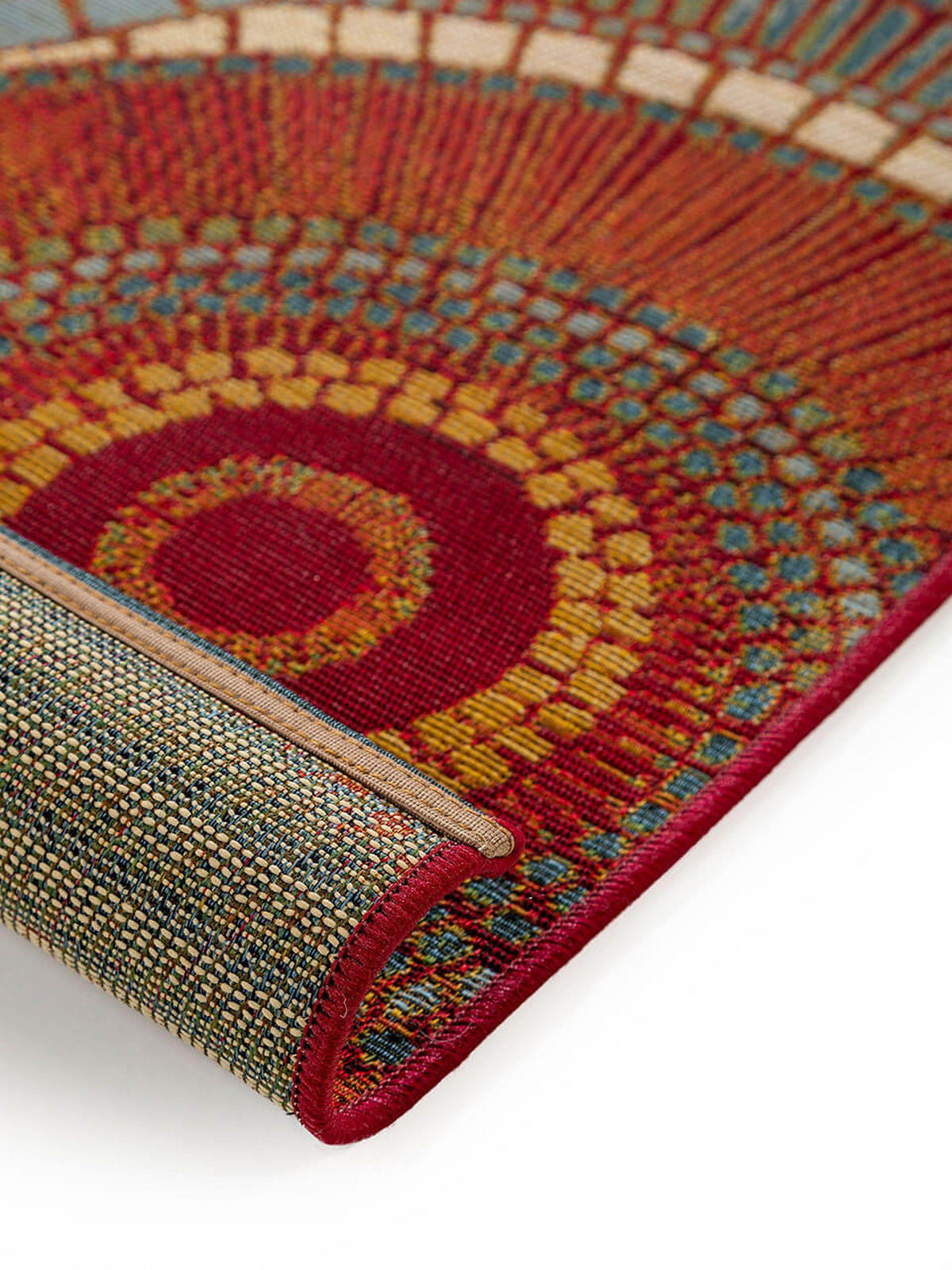 TEPPICH In- & O - Orange, Kunststoff/Textil (80/1cm) - KUNSTLOFT