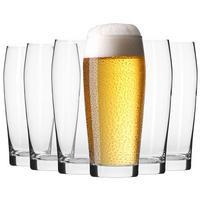 BIERGLÄSER Chill, 6er-Set, 500 ml - Transparent, Glas (0.57L) - Krosno Glass