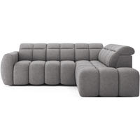 ECKSOFA Eagle R - Grau (Paolli 04) - Grau, Holzwerkstoff (258/208cm) - Möblo