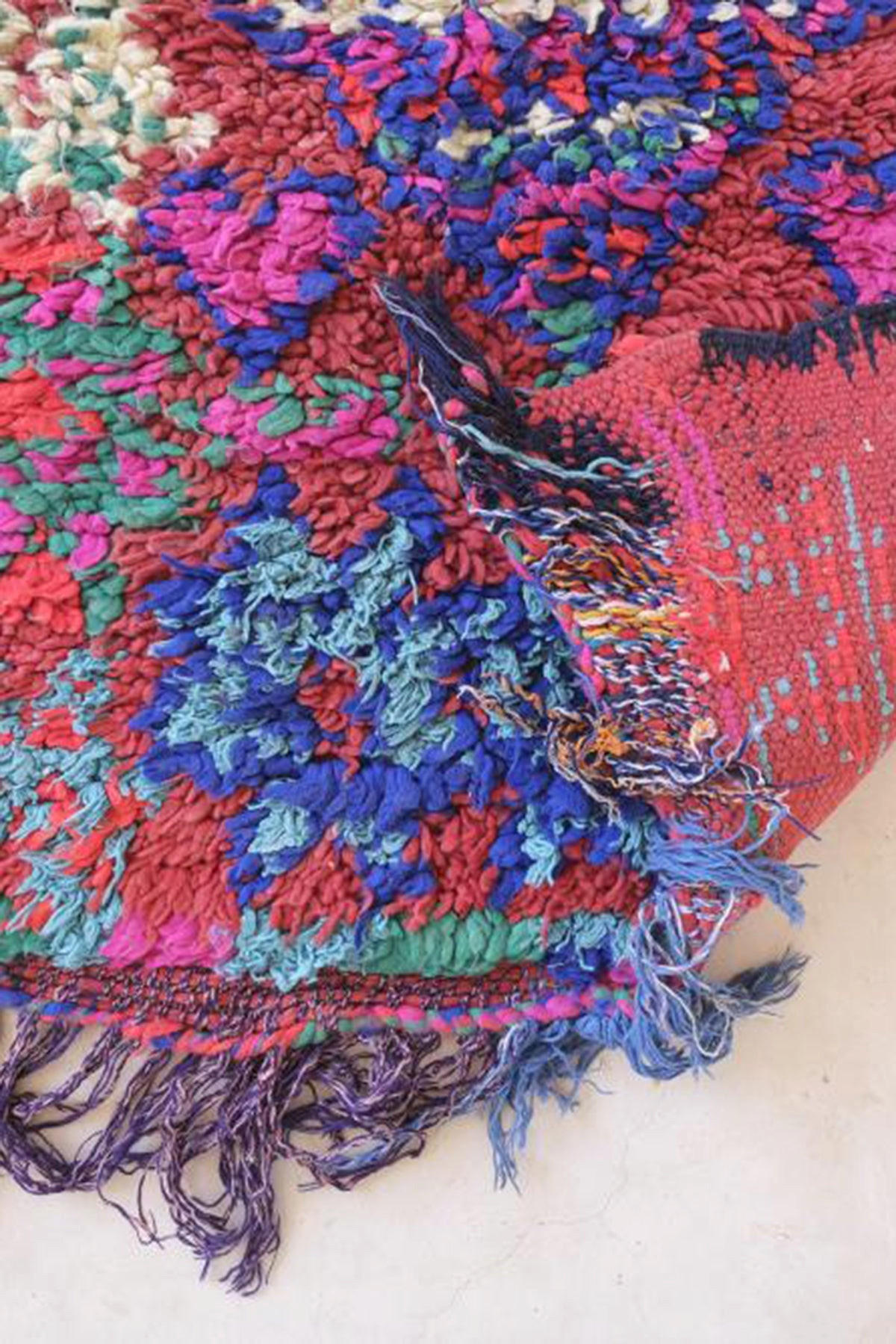 BERBERTEPPICH aus reiner Wolle 84x 484 cm - Rot, Naturmaterialien (84/484cm) - AFK Living