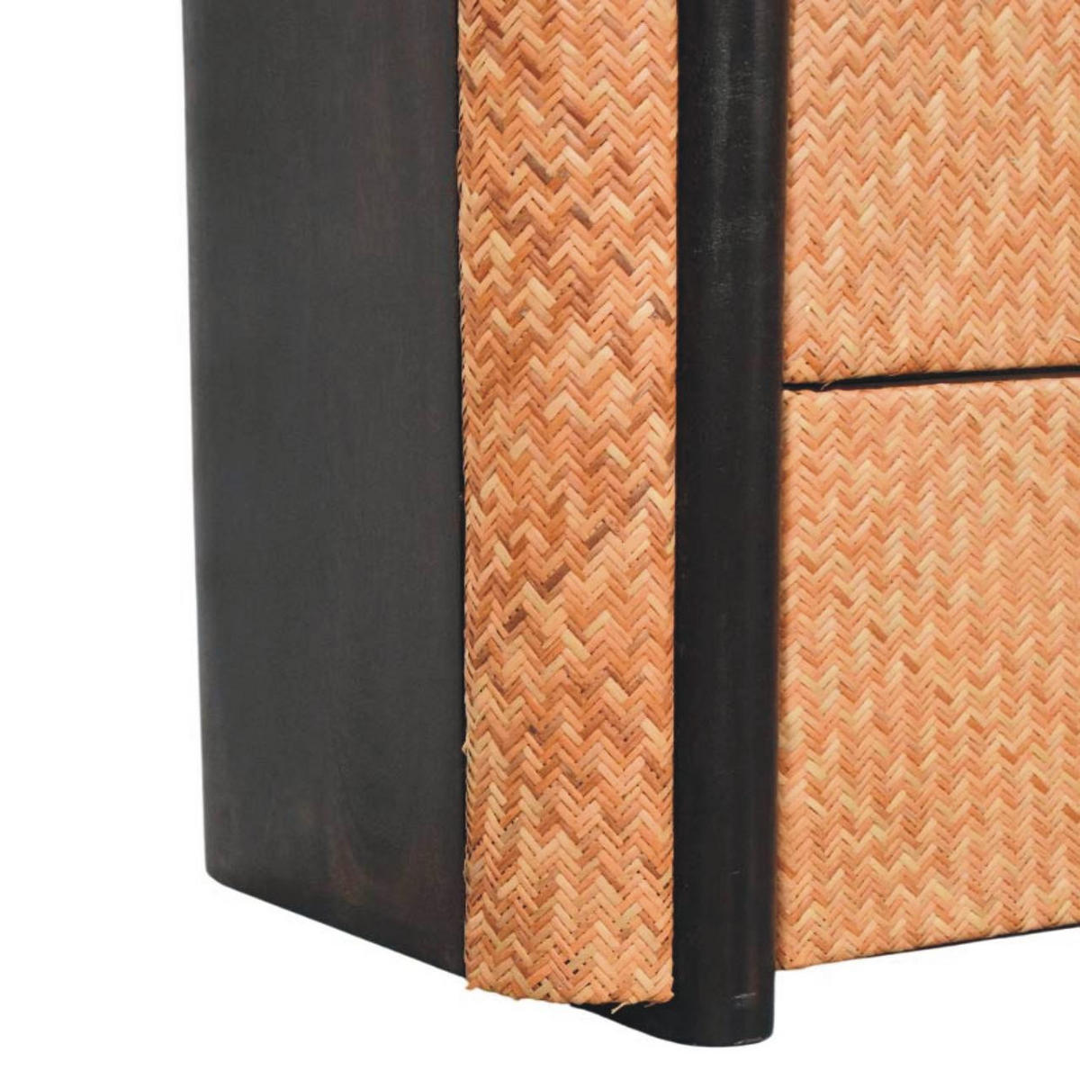 KOMMODE mit Mokka-Finish, 3 Schubladen, dunkelbraun - Dunkelbraun, Holz (90/86/40cm) - Artisan Furniture