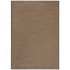 TEPPICH Jute Geometrisch-Design CARRON, Braun-Schwarz 120x170 cm - Braun, Naturmaterialien (120/170cm) - KADIMA DESIGN