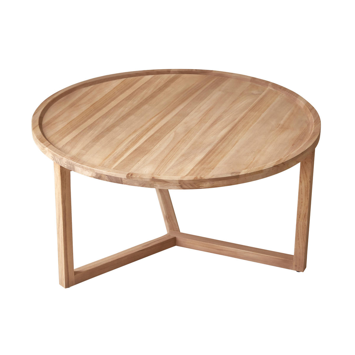 COUCHTISCH Ana Natur aus Teak - Naturfarben, Holz (90/90/45cm) - Tikamoon