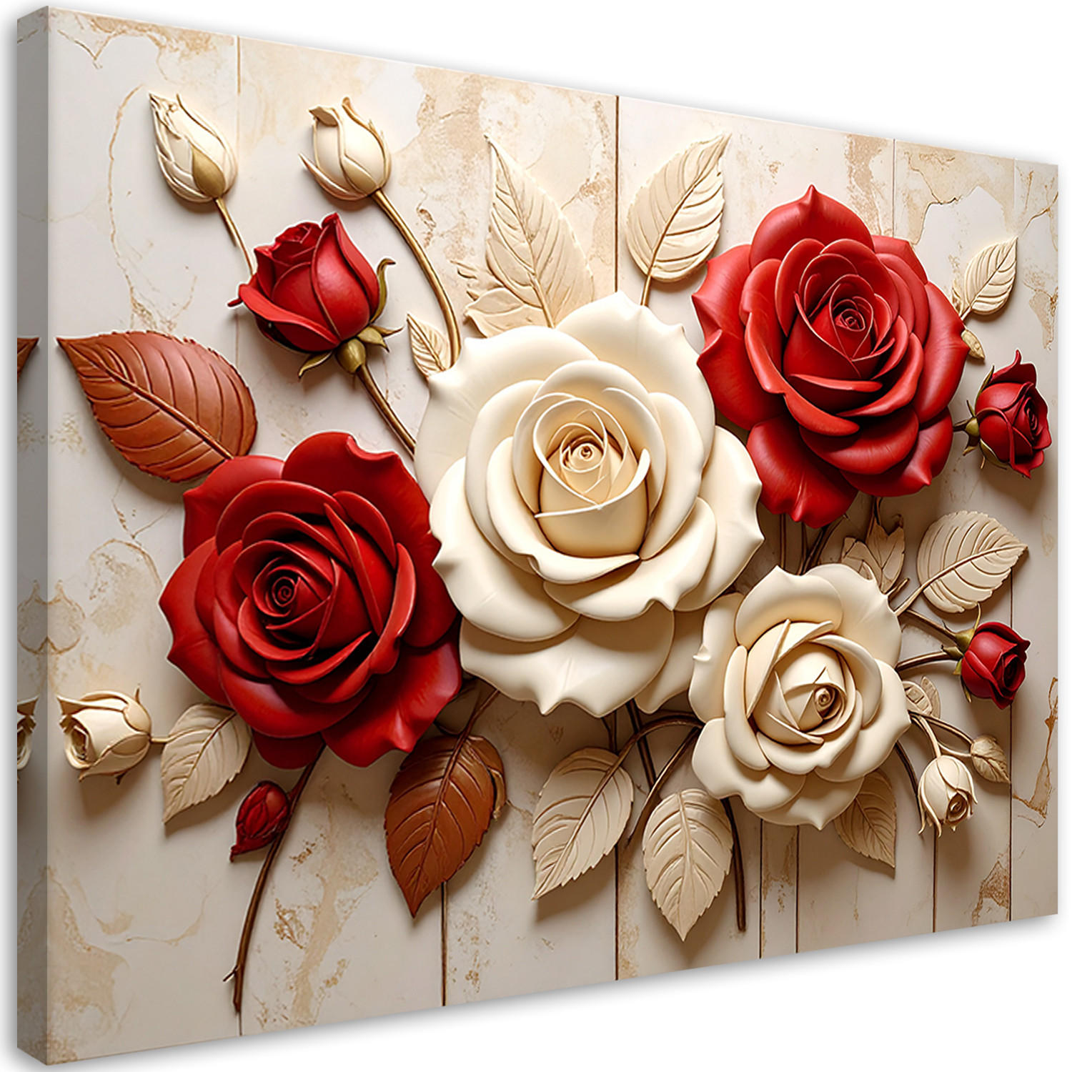Feeby Wandbild, Rot 100x70 cm