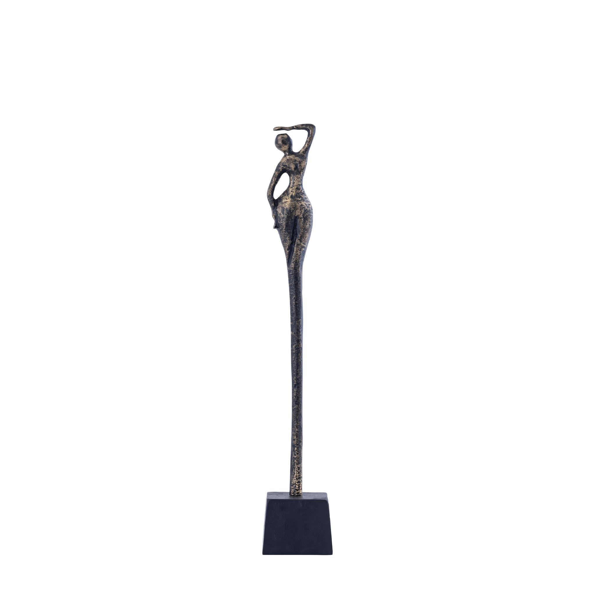 SKULPTUR Ciwan Gold 10/10/63cm - Goldfarben, Metall (10/63/10cm) - PTMD Collection