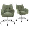 BÜROSTUHL Mika-Tabea - Chromfarben/Grün, Textil/Metall (59/81/66cm) - DUBI Möbel