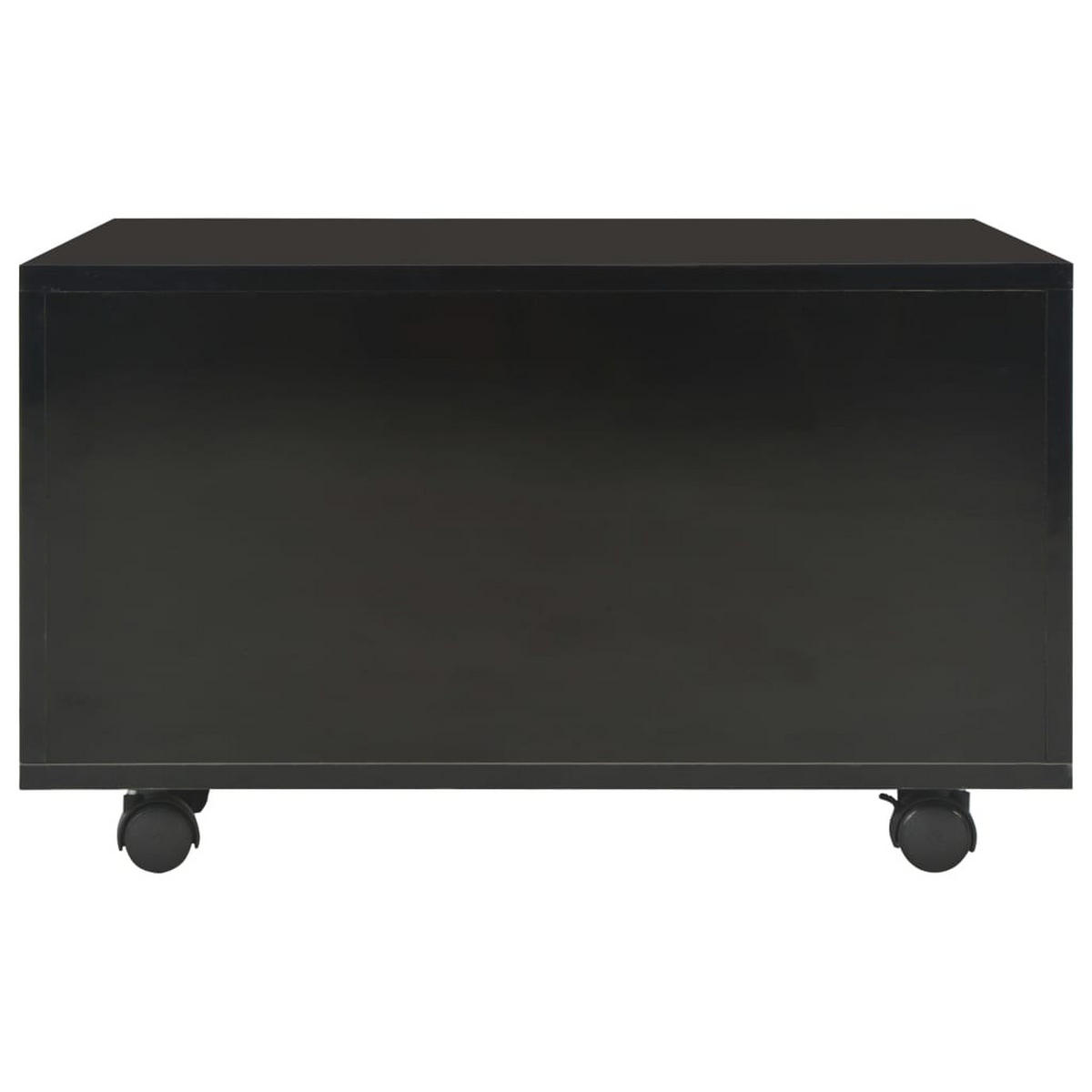 COUCHTISCH Hochglanz-Schwarz 60x60x35 cm Holzwerkstoff - Schwarz, Holzwerkstoff (60/60/35cm) - furnicato