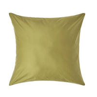 KISSENBEZUG Premium, Ägyptische Baumwolle, Fadendichte 1000 - Olivgrün, Textil (80/80cm) - Homescapes