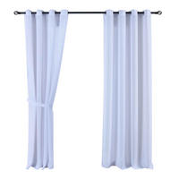 VORHANG 2ER SET »Essen« HxB 245x145 cm Weiß - Weiß, Textil (145/245cm) - Gardinenbox