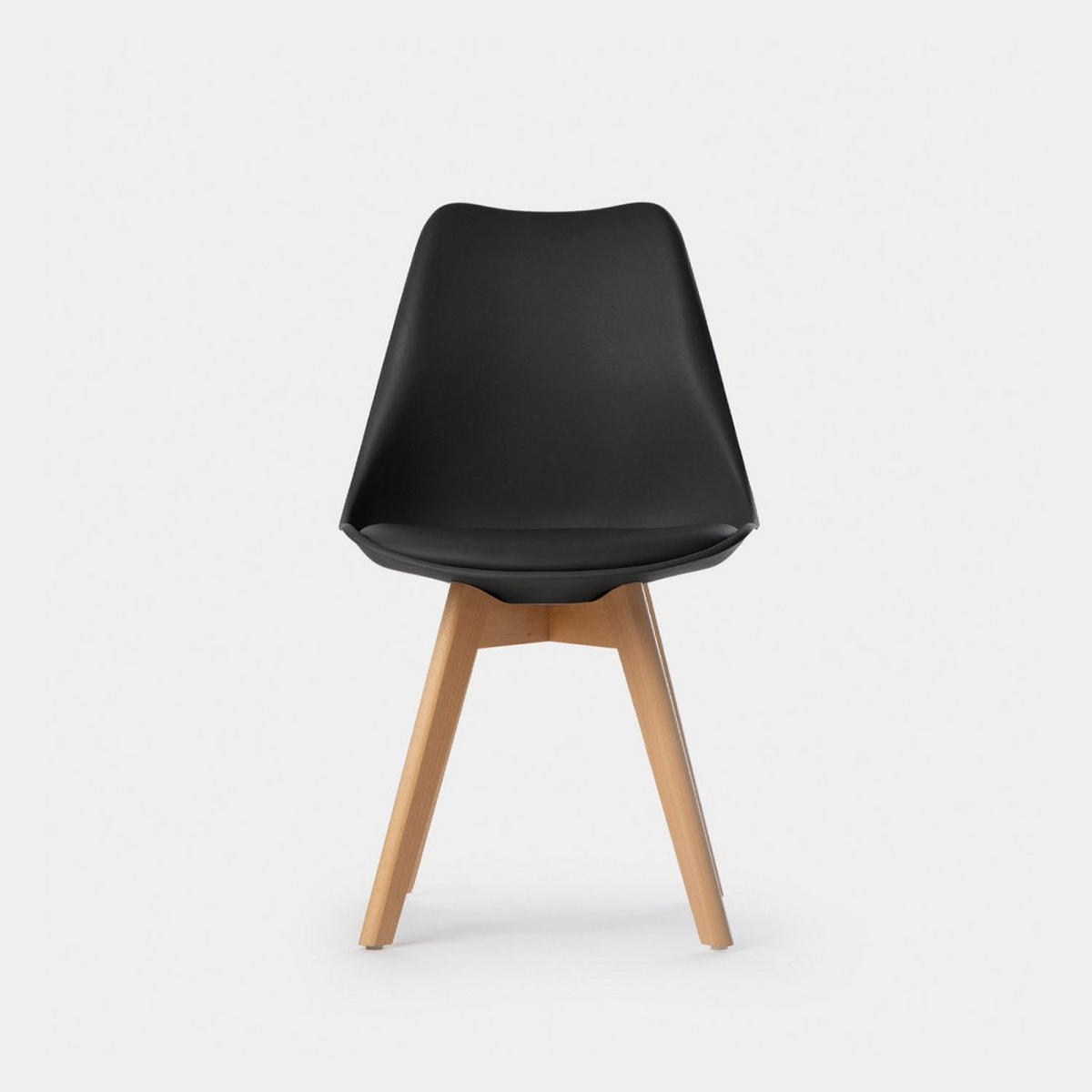 ESSZIMMERSTUHL Kler Schwarz 48 cm x 82 cm 4er-Set - Schwarz, Kunststoff (48/82/57cm) - Klast Home