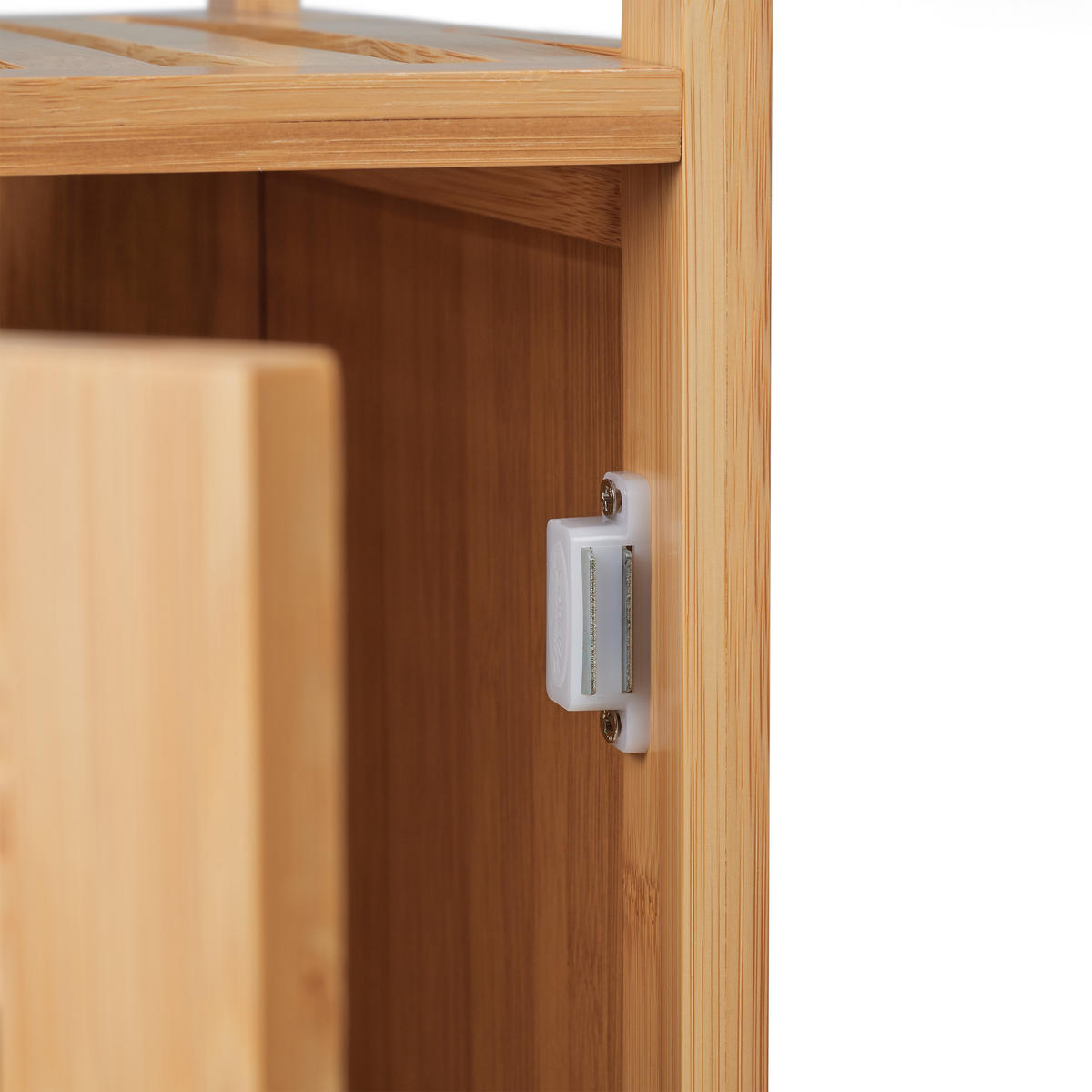 BADSCHRANK - Hellbraun, Holz/Holzwerkstoff (36.5/87/33cm) - Relaxdays