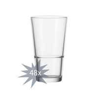 TRINKGLÄSER Event transparent 330 ml 48er Set - Transparent, Glas (0.33L) - Leonardo Living