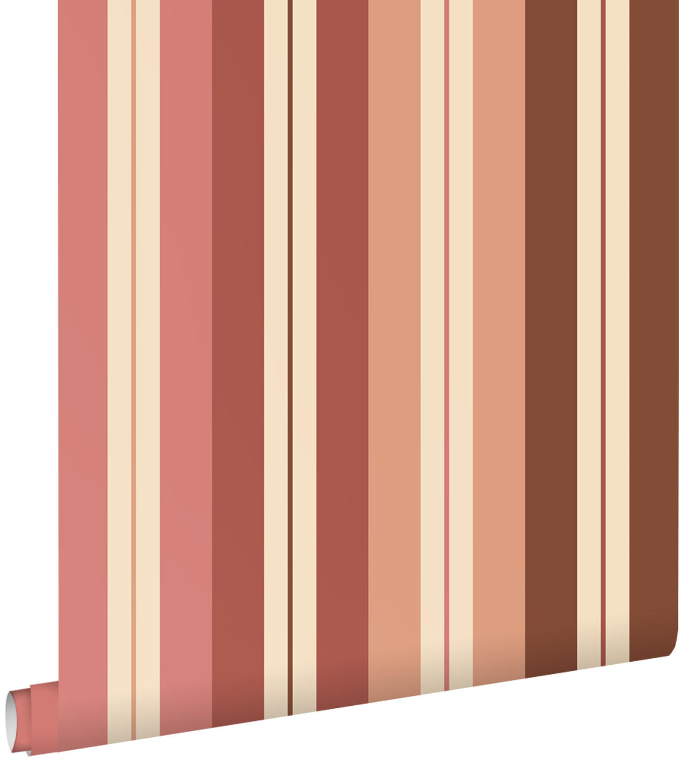 TAPETE Streifen 50 x 900 cm - Terracotta, Papier (50/900cm) - ESTAhome
