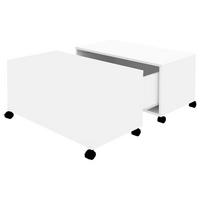 COUCHTISCH Weiß 75x75x38 cm Holzwerkstoff - Weiß, Holzwerkstoff (75/75/38cm) - furnicato