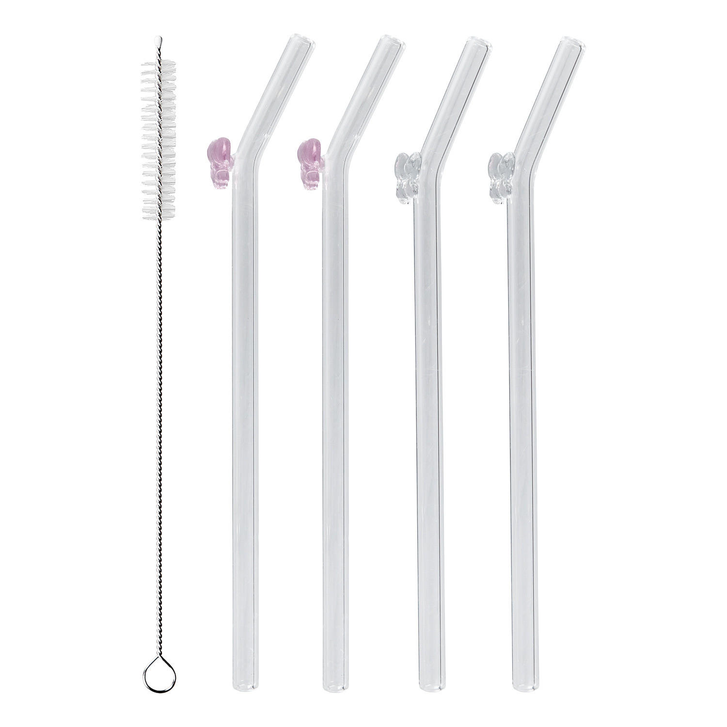 Butlers Trinkhalm-Set Transparent 20 cm