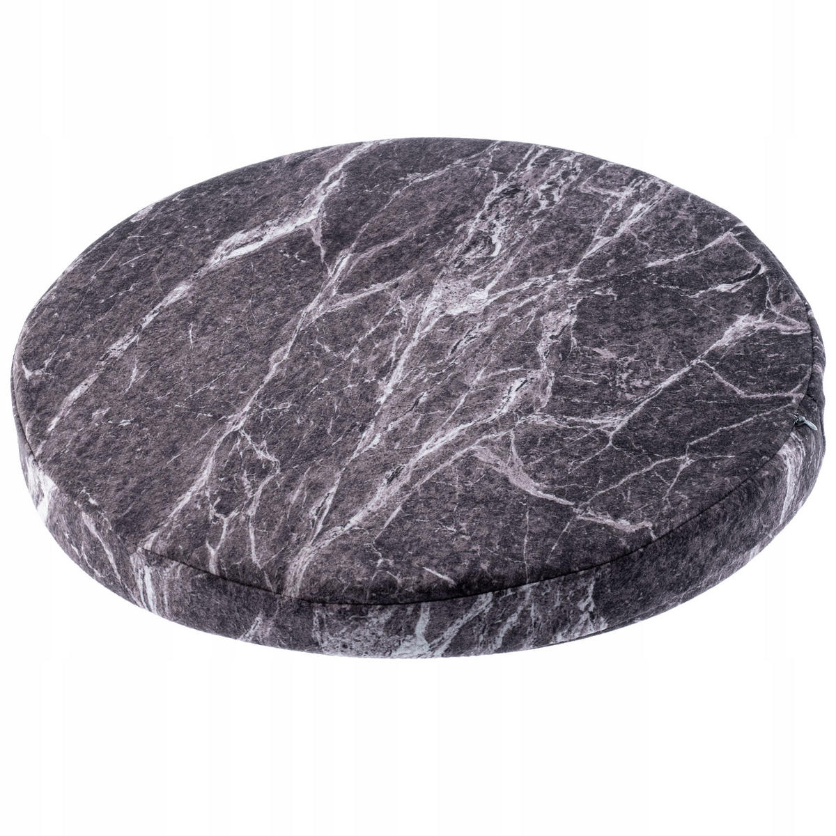 STUHLKISSEN 40 cm, Marmor - Weiß/Grau, Textil (40/40cm) - KADAX