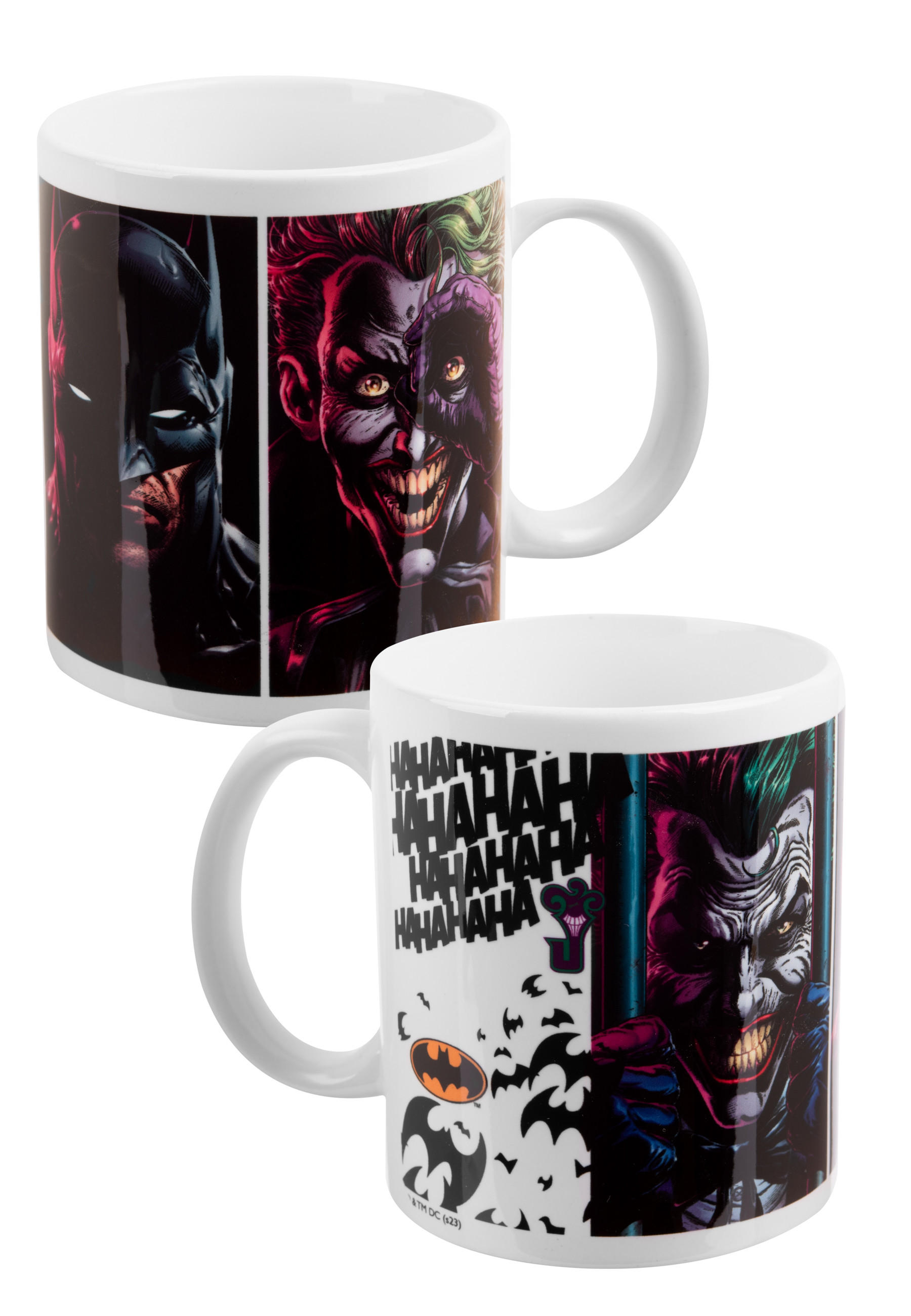 KAFFEEBECHER DC Comics Batman vs Joker Schwarz 320 ml - Multicolor, Keramik (0.32L) - DC Comics
