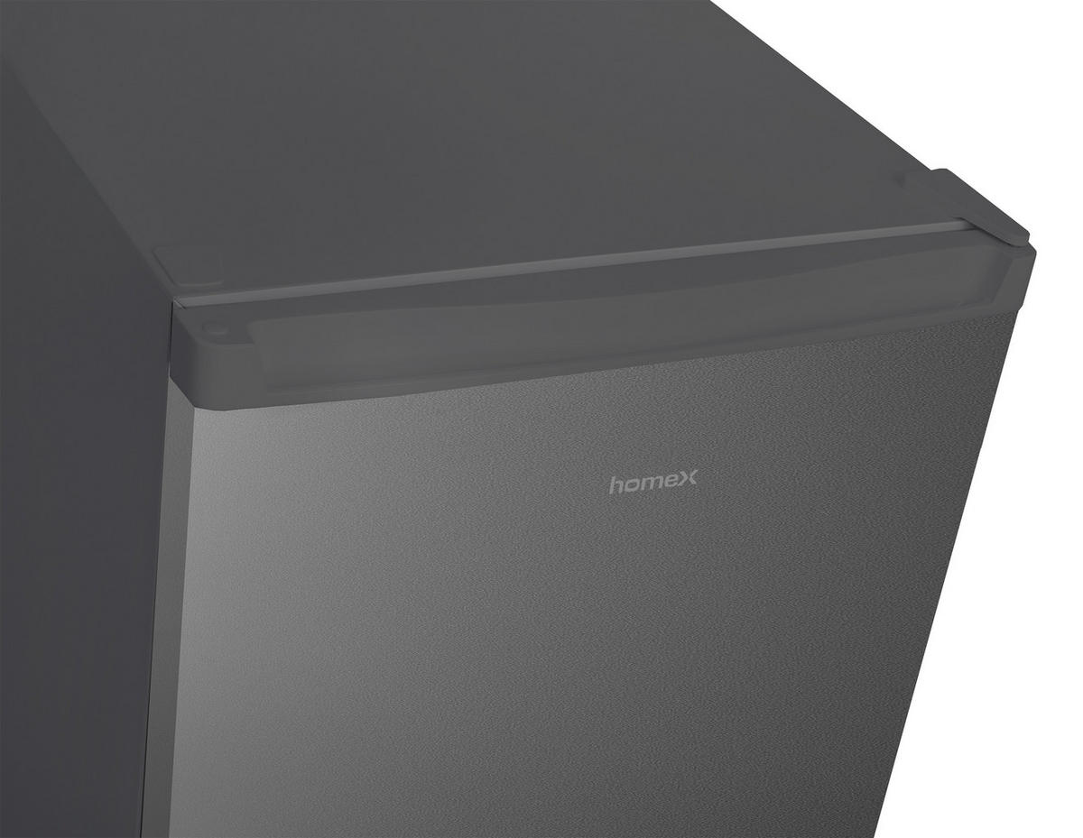 GEFRIERSCHRANK FS1682E-S groß - 168L Nutzinhalt, 4-Sterne Gefrieren, Freezer, leise 37 dB, silber - Silberfarben, Kunststoff/Metall (54.5/142.5/57.5cm) - homeX