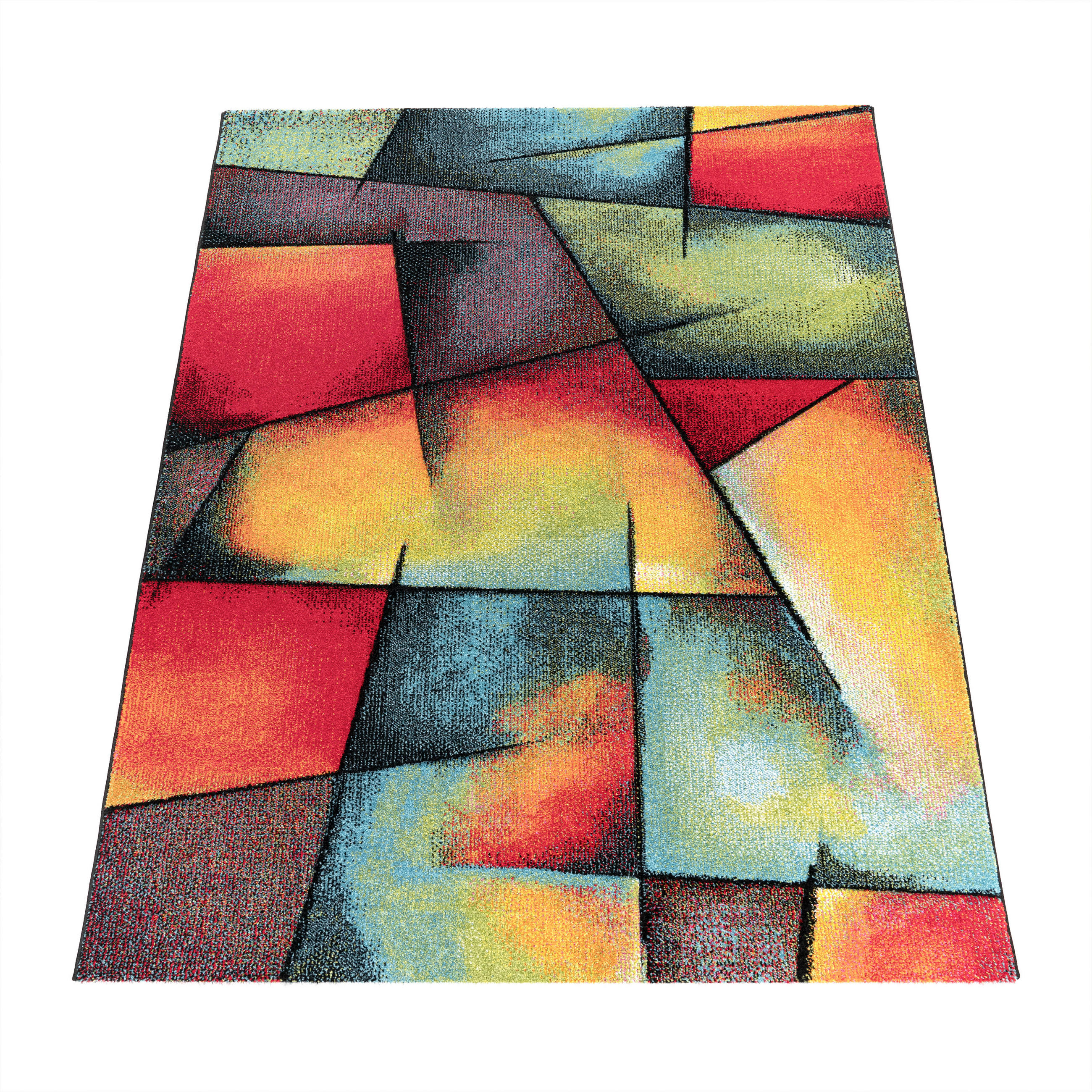 KURZFLORTEPPICH 60/110 cm Smaragd 758 - Multicolor, Textil (60/110cm) - Paco Home