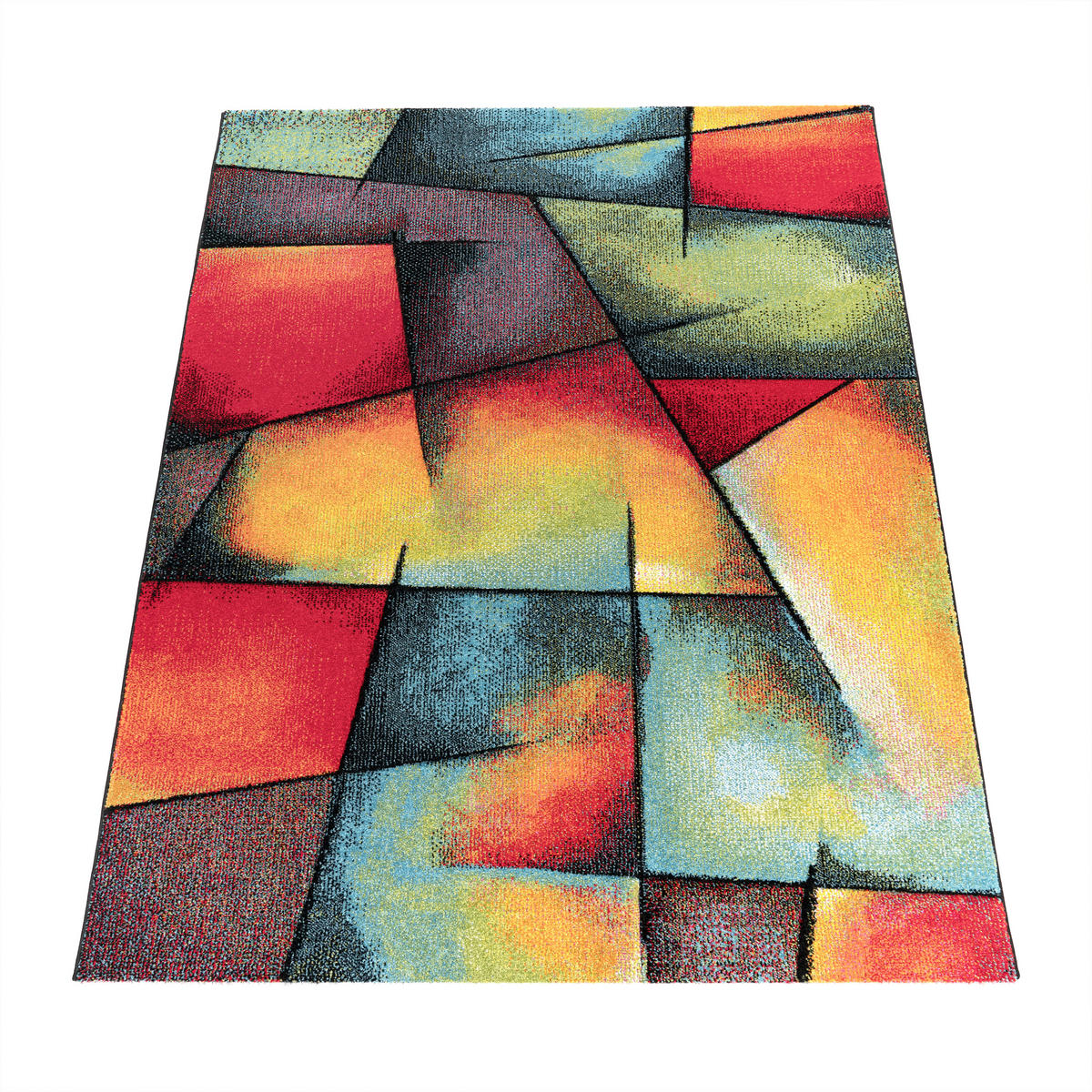 KURZFLORTEPPICH 60/110 cm Smaragd 758 - Multicolor, Textil (60/110cm) - Paco Home