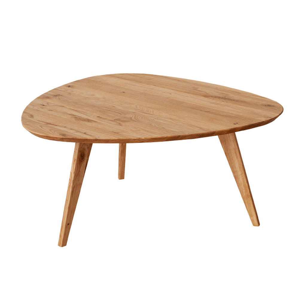 COUCHTISCH Orbetello Eiche Natur 96 / 95 / 50cm - Eichefarben, Holz (95/96/50cm) - Feldmann-Wohnen