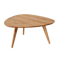 COUCHTISCH Orbetello Eiche Natur 96 / 95 / 50cm - Eichefarben, Holz (95/96/50cm) - Feldmann-Wohnen