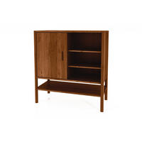 KOMMODE INA Wildeiche - Mokka, Holz (97/101/46cm) - byoak