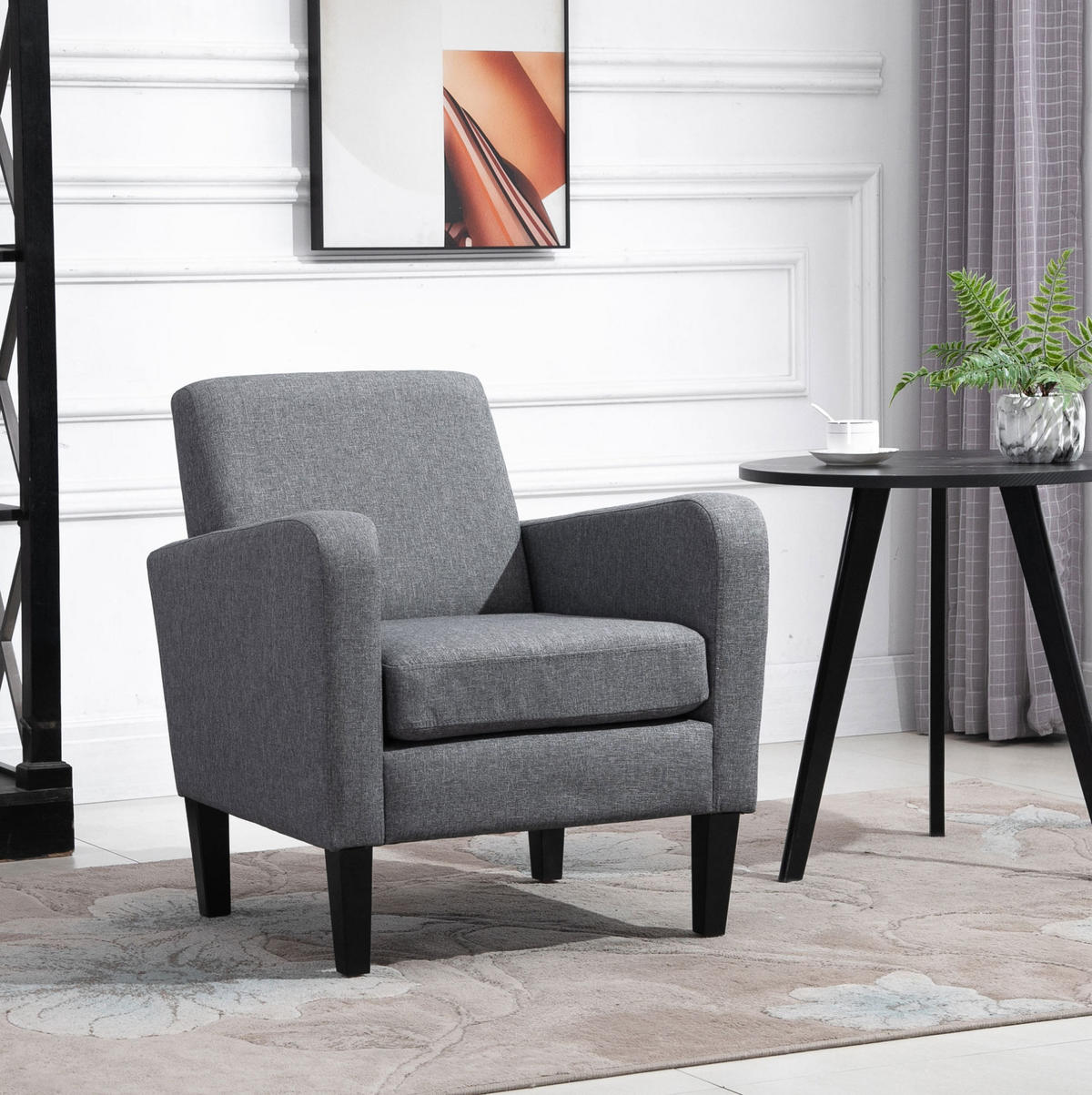 KŘESLO 66/72/74 cm světle šedé z polyesteru s ergonomickými područkami - světle šedá, textil (72/74/66cm) - OKWISH