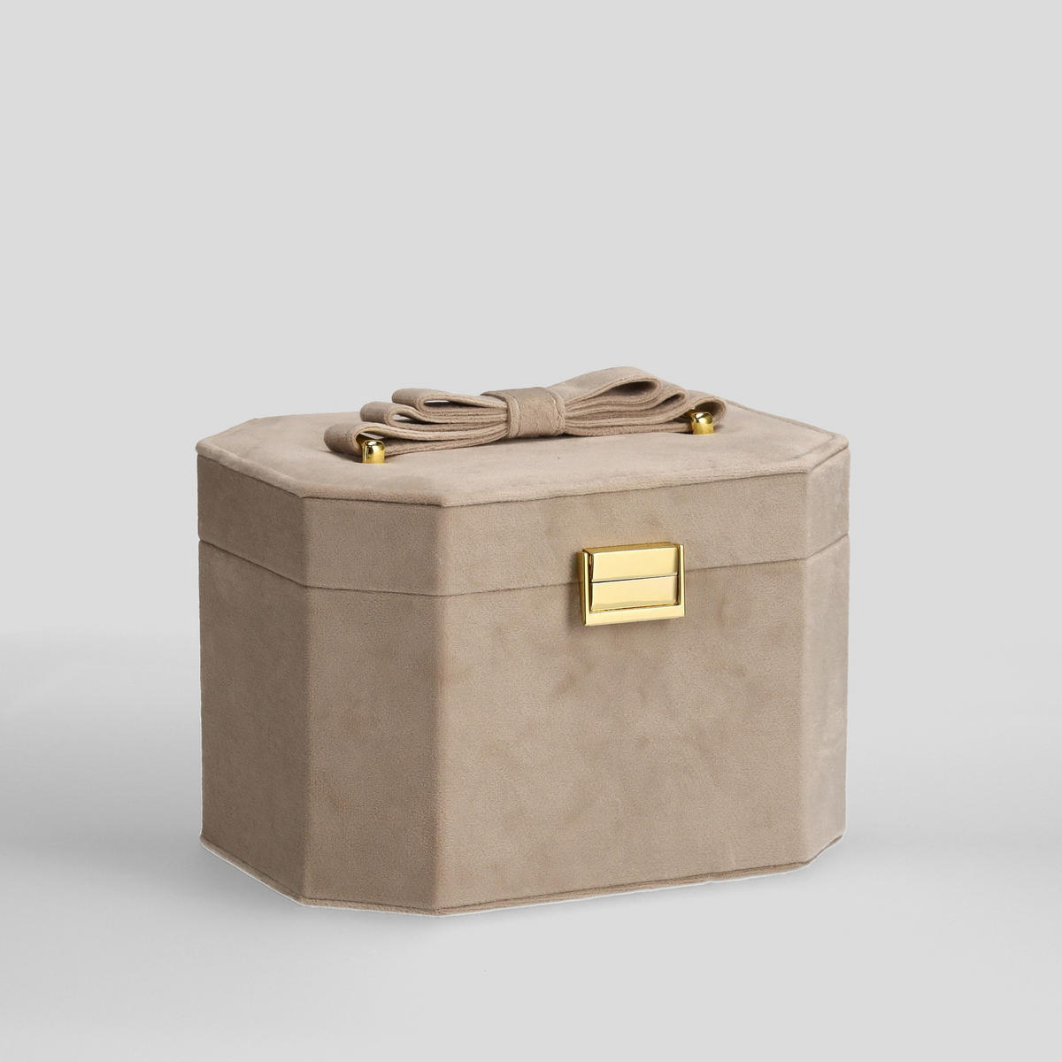 SCHMUCKKÄSTCHEN Gifftino - Beige, Holzwerkstoff (19.5/16.5/15cm) - home&you