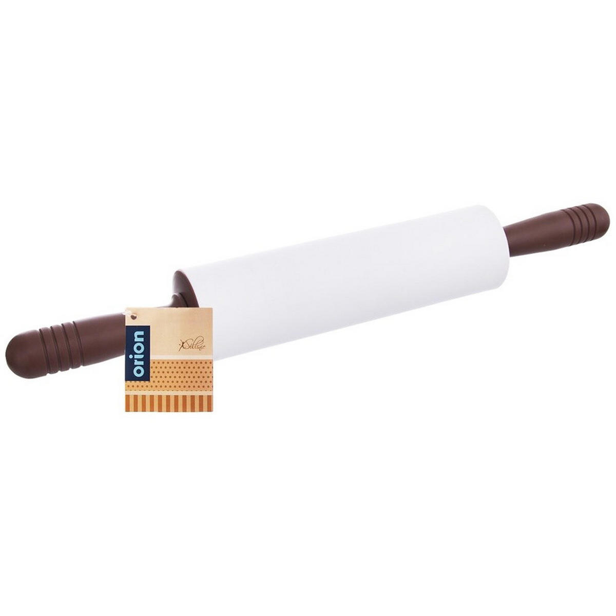 SILIKON-NUDELHOLZ Sillinie drehbarer 47 cm - Braun, Kunststoff (6.5cm) - Orion 
