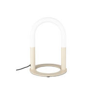TISCHLAMPE Arch Beige - Beige, Metall (25/25/36cm) - Zuiver