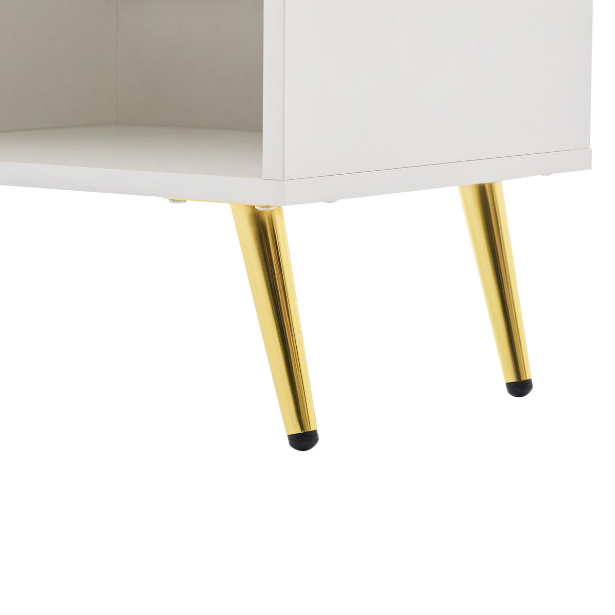 SCHUHSCHRANK aus Spanplatte 120x35x71.5cm in Weiß mit Sitzbank - Weiß, Holzwerkstoff (120/71.5/35cm) - Modfu