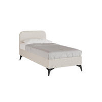 POLSTERBETT Mavilo 90 x 200 cm mit Bettkasten und Lattenrost Federkernmatratze Bonel H3 - beige - Beige, Holz (90/200cm) - Panda Möbel