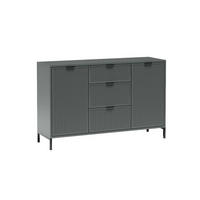 KOMMODE LINKA STYLES LS-02 - Dunkelgrün, Holzwerkstoff (135/87/41cm) - Meblini