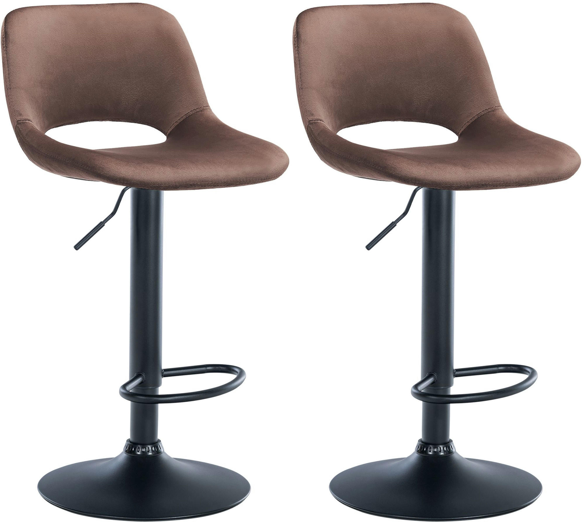 Deluke Barhocker Braun 42x86x46 cm