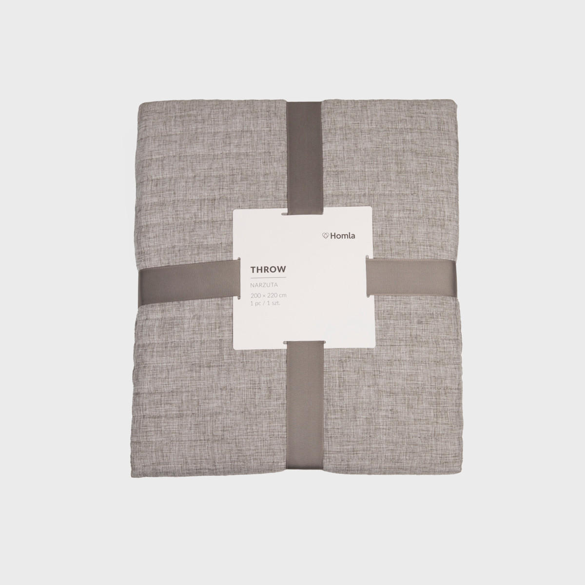 TAGESDECKE Bristles grau 200/220 cm - Grau, Textil (200/220cm) - Homla