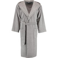 BADEMANTEL UNISEX KAPUZE BARONESSE KIESEL - 85 - Grau, Textil (Snull) - Rhomtuft