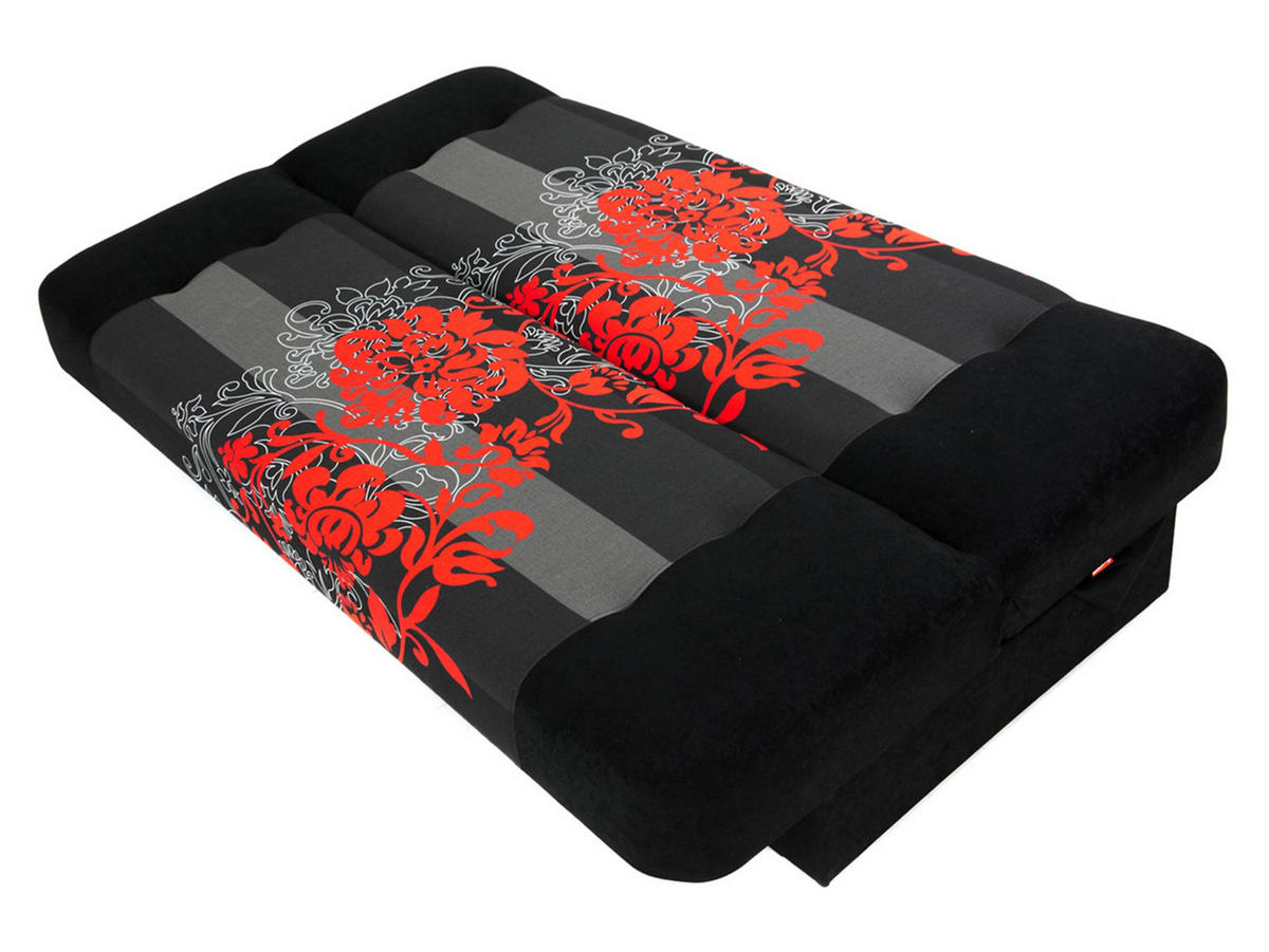 SCHLAFSOFA Jonas - Silberfarben, Holz/Textil (195/86/87cm)