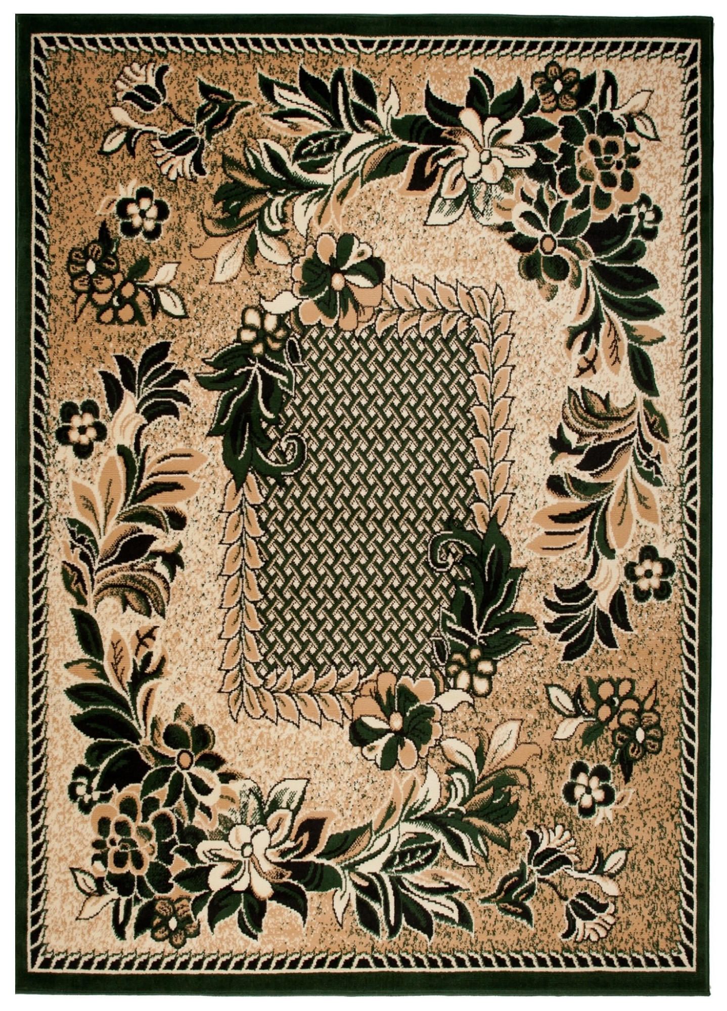 Tapiso Teppich Beige, Grün 130x190 cm