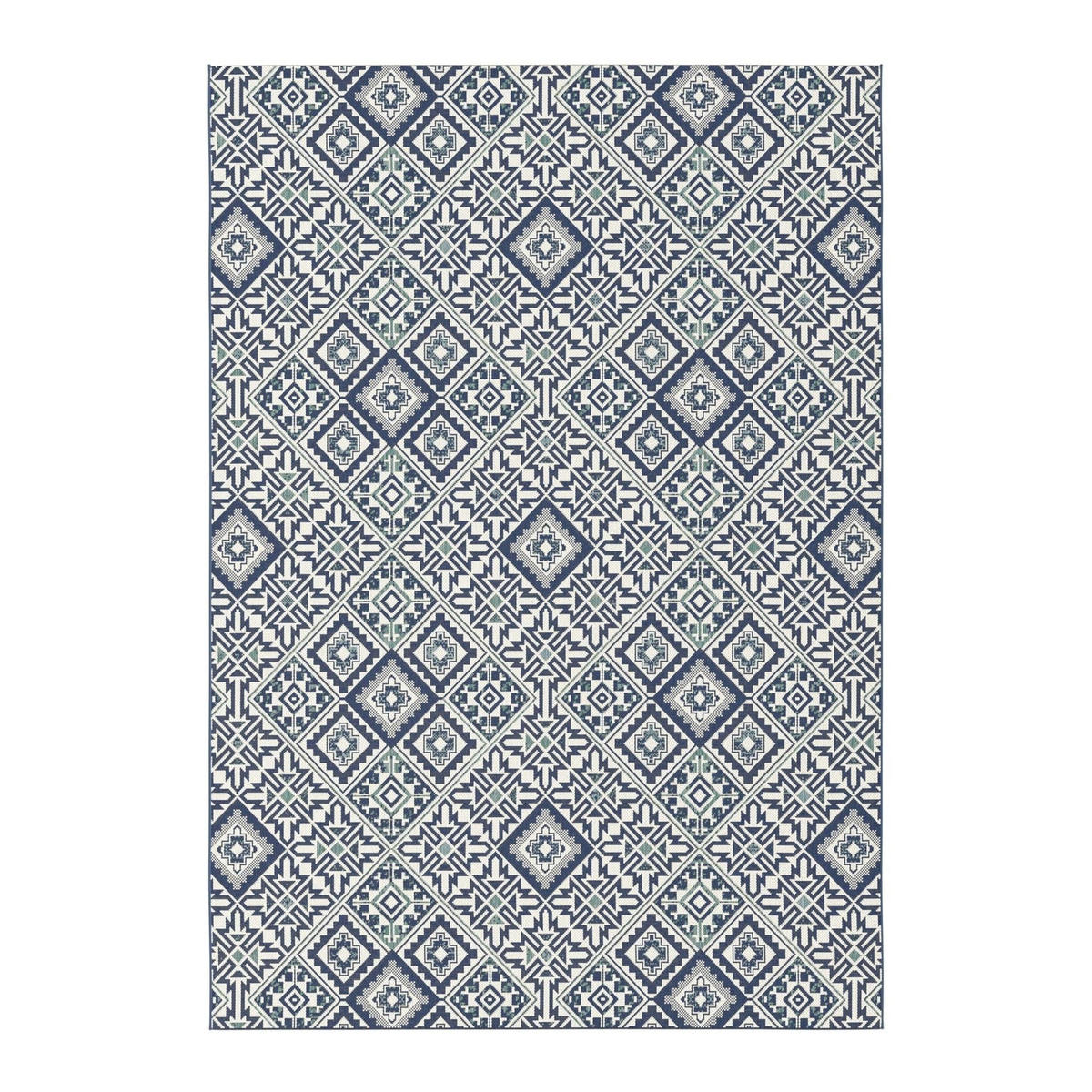 TEPPICH für Innen und Außen blau - Blau, Textil (120/170cm) - AFK Living