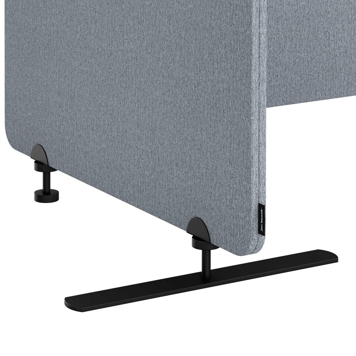 AKUSTIKSCHUTZWAND SADIE - Grau, Metall (240/145/2cm) - Jan Nowak