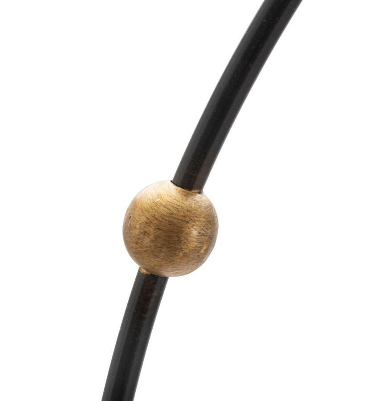 WANDUHR Pearl, schwarz, Eisen, 61 x 4,5 x 61 cm - Schwarz, Metall (61/61/4.5cm) - Mauro Ferretti